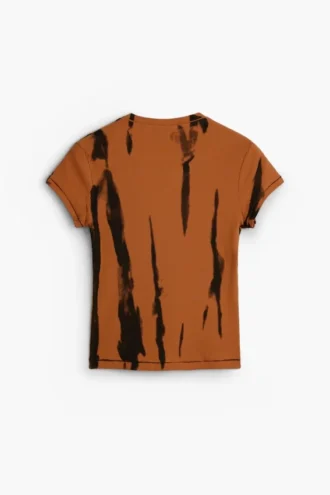T-shirt con stampa tie-dye