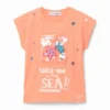 T-shirt con tasca del mare