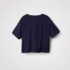 T-shirt corta con margherite