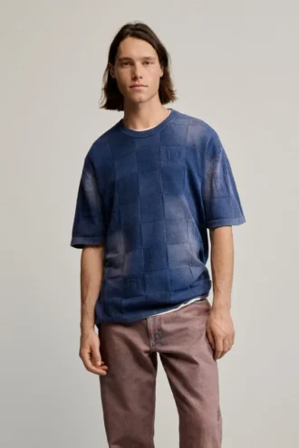 T-shirt effetto lavato
