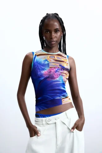 T-shirt floreale