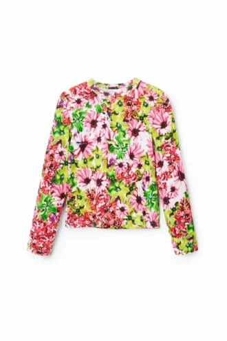 T-shirt floreale multicolore T-shirt floreale multicolore