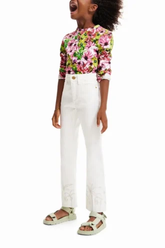 T-shirt floreale multicolore T-shirt floreale multicolore