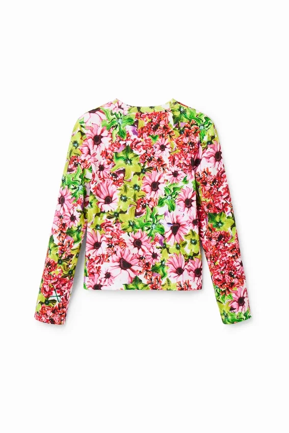 T-shirt floreale multicolore T-shirt floreale multicolore