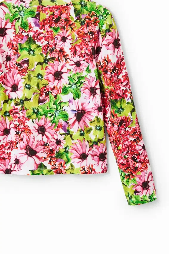 T-shirt floreale multicolore T-shirt floreale multicolore