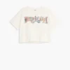 T-shirt in cotone con logo