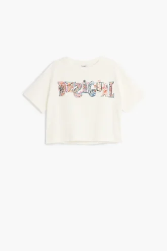 T-shirt in cotone con logo