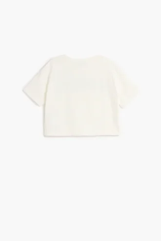 T-shirt in cotone con logo