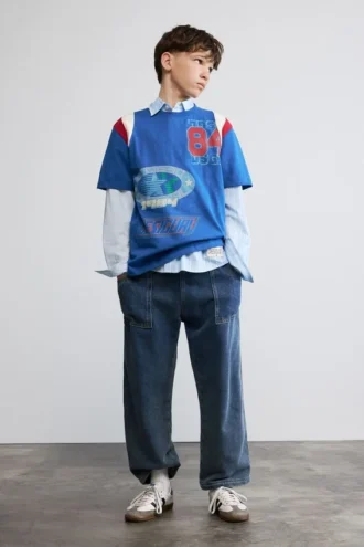T-shirt in cotone stampata