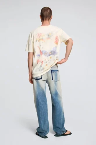 T-shirt in cotone stampata