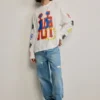 T-shirt in cotone stampata