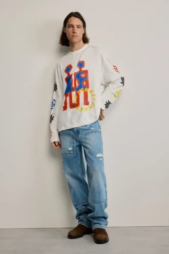 T-shirt in cotone stampata