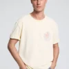 T-shirt in cotone stampata