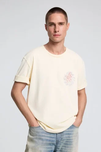 T-shirt in cotone stampata