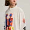 T-shirt in cotone stampata