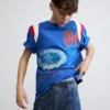 T-shirt in cotone stampata