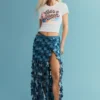 T-shirt in cotone stampata