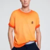 T-shirt in maglia con sfumature T-shirt in maglia con sfumature