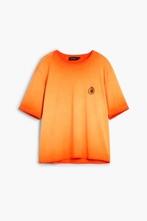 T-shirt in maglia con sfumature T-shirt in maglia con sfumature