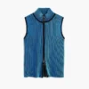 T-shirt in maglia con zip