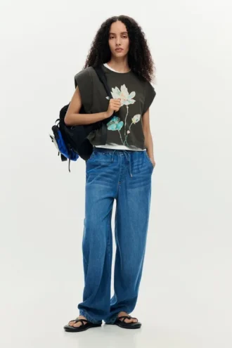 T-shirt stampata 100% cotone