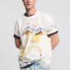 T-shirt stampato con disegni T-shirt stampato con disegni