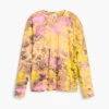 T-shirt stampato con ricamo T-shirt stampato con ricamo