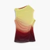 Top asimmetrico drappeggiato