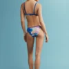 Top bikini effetto lucido