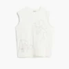 Top con spalline sottili ricamato Top con spalline sottili ricamato
