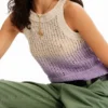Top in tricot sfumato Top in tricot sfumato