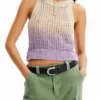 Top in tricot sfumato Top in tricot sfumato