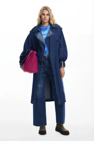 Trench in denim