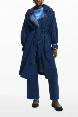 Trench in denim