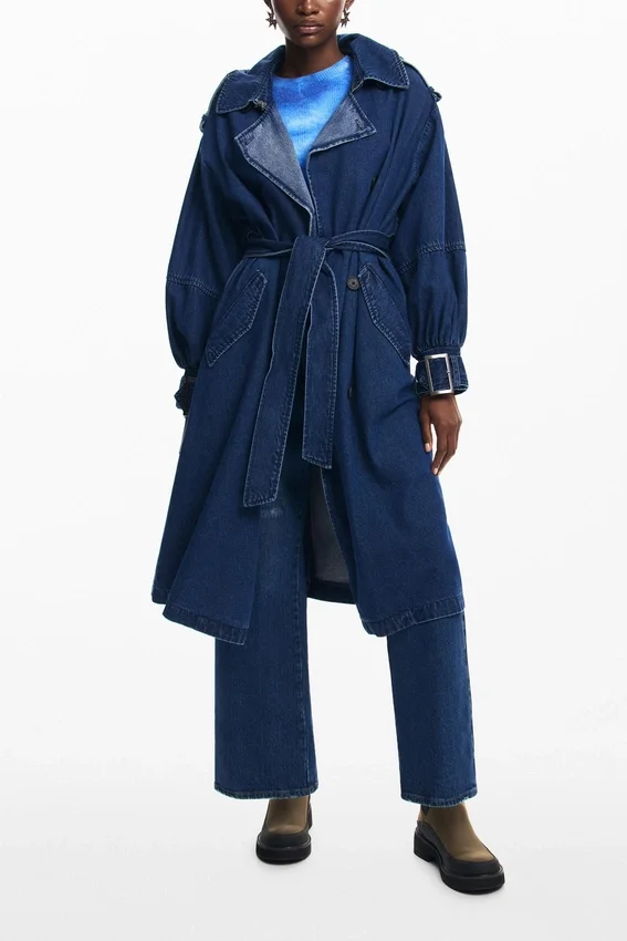 Trench in denim Trench in denim