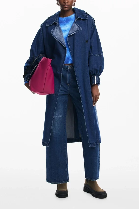 Trench in denim Trench in denim