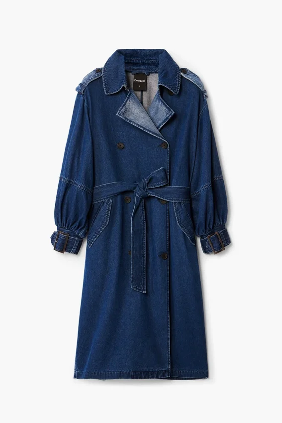 Trench in denim Trench in denim