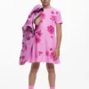 Vestito a fiori plissettato