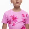 Vestito a fiori plissettato