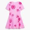 Vestito a fiori plissettato