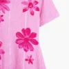 Vestito a fiori plissettato
