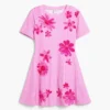 Vestito a fiori plissettato