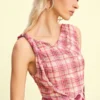 Vestito a spalline a quadri Vestito a spalline a quadri