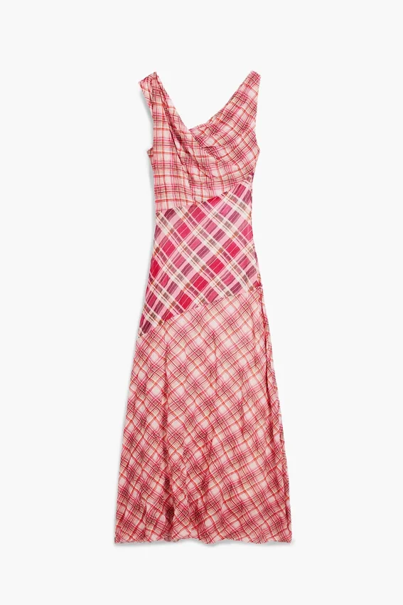 Vestito a spalline a quadri Vestito a spalline a quadri