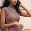 Vestito a spalline in maglia