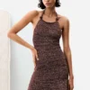 Vestito a spalline in maglia
