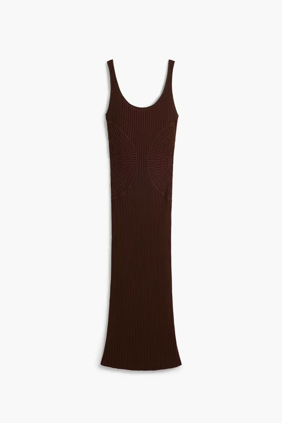 Vestito a spalline in tinta unita Vestito a spalline in tinta unita