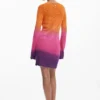 Vestito all’uncinetto tie-dye