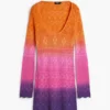 Vestito all’uncinetto tie-dye