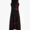 Vestito asimmetrico senza maniche